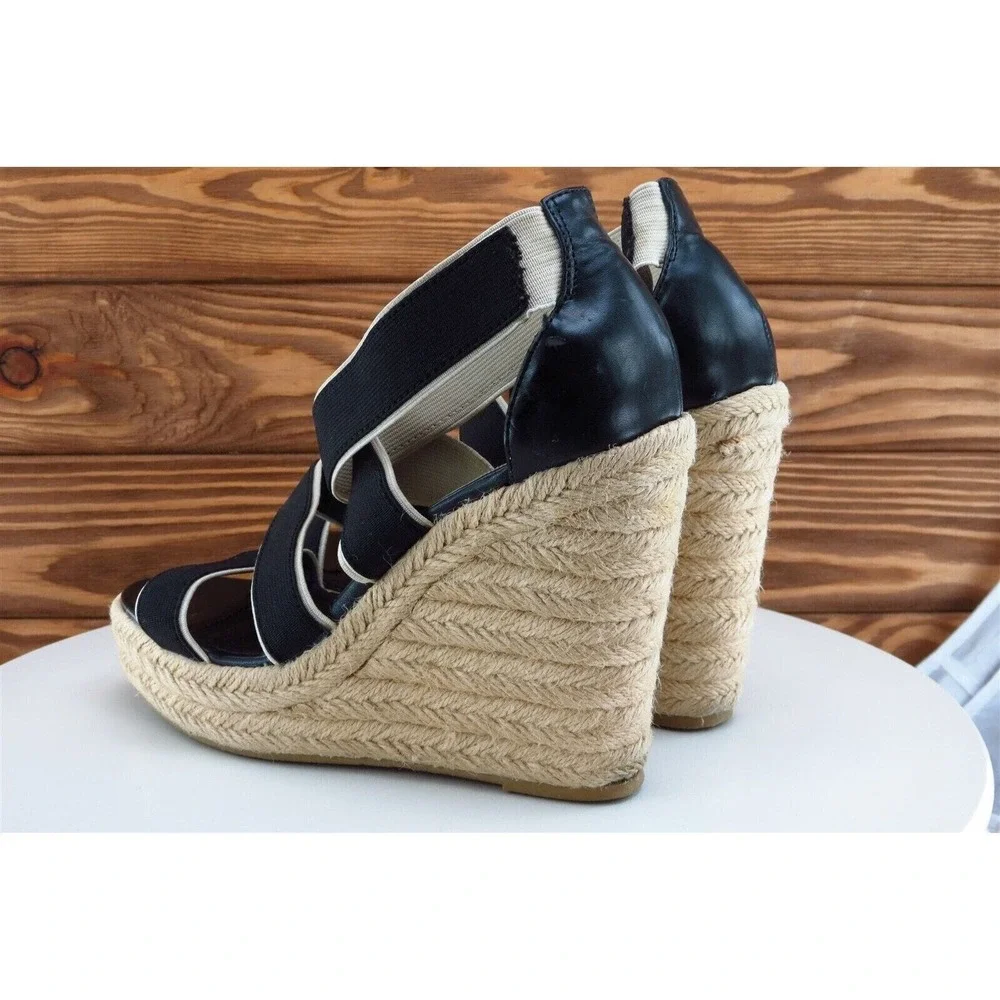 Steve Madden Heel Sz 7.5‎ Platform Black Synthetic M Erryn